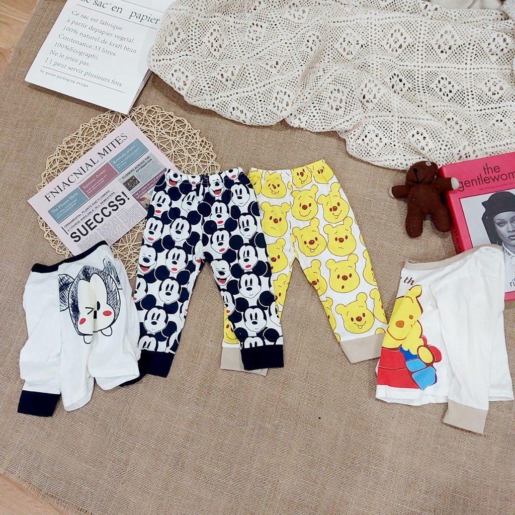 (7-17kg) Đồ bộ dài tay bé trai và đồ bộ dài tay bé gái TB76