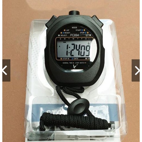 Đồng hồ bấm giây, bấm giờ thể thao 2 láp PC894 chính hãng giá rẻ