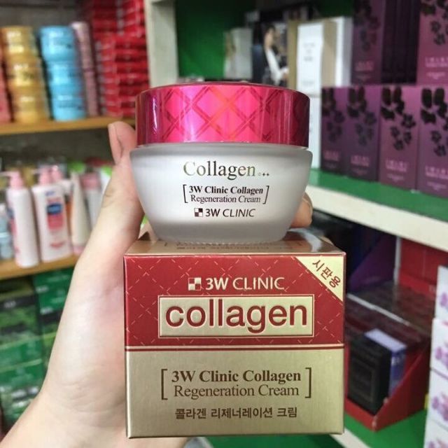 Kem Dưỡng Trắng Sáng Tái Tạo Da 3W Clinic Collagen Regeneration Cream (60ml)