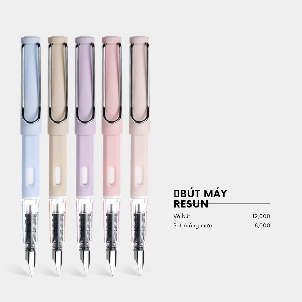 Bút Máy RESUN Luyện Chữ Ngòi 0.38mm EF Vỏ Màu Pastel