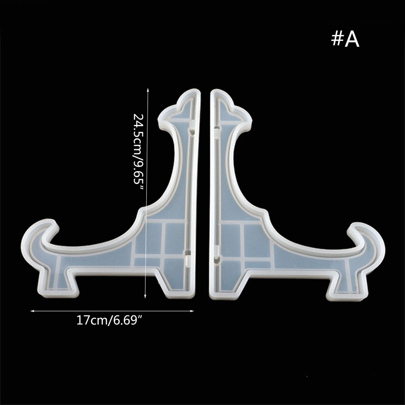 Sa 1 Cặp Khuôn Silicon Làm Giá Đỡ Để Bàn Tiện Lợi