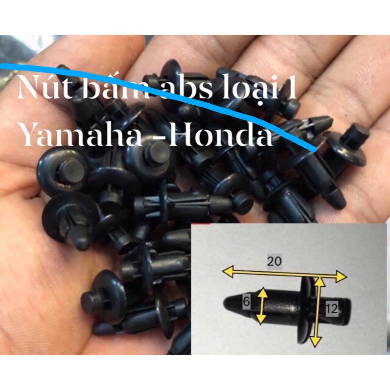 NÚT NHỰA - nút bấm dàn áo nhựa cho các xe Yamaha-Honda-Suzuki. phu tung indo