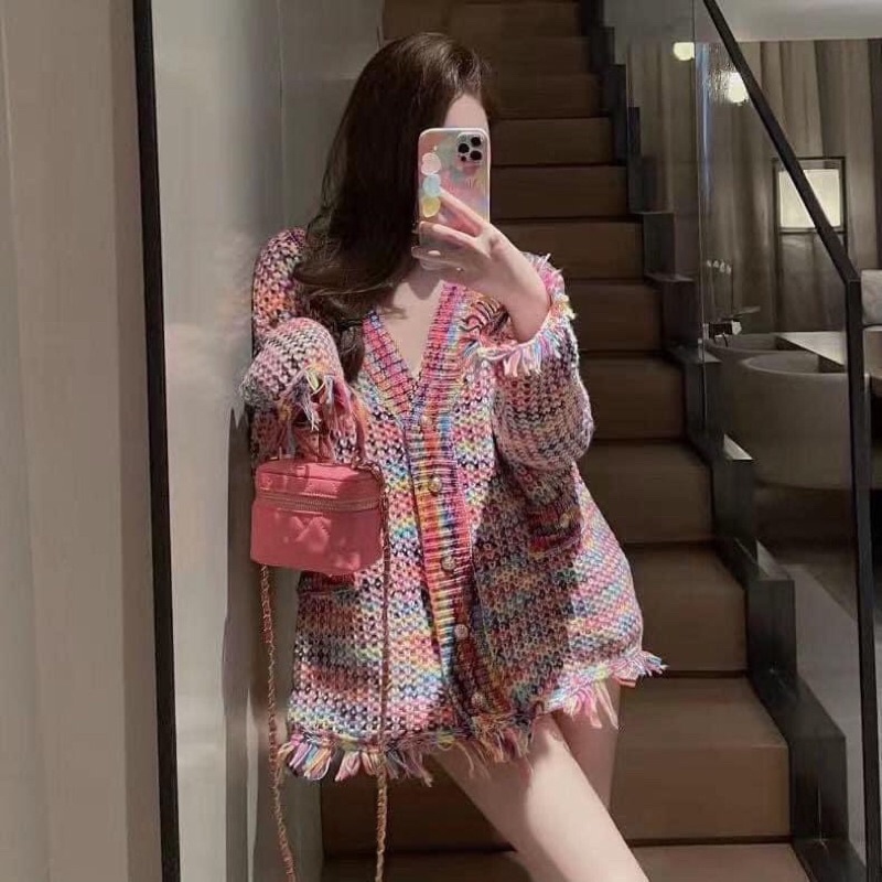 Áo Len Form Rộng Giấu Quần[ Hàng Oder ]