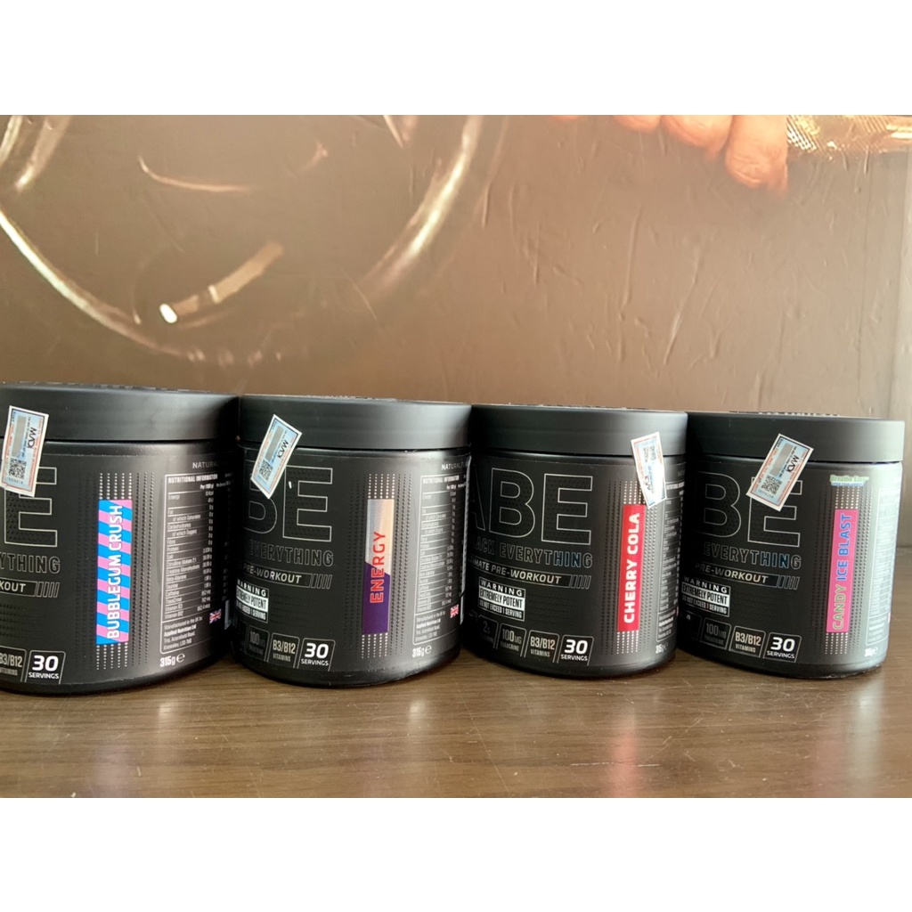 Nước Uống Tăng Lực PRE-WORKOUT ABE 30 Lần Dùng,Tăng Thể Lực,Tăng Sức Mạnh,Tập Trung Tỉnh Táo-Hàng Hãng Phân Phối