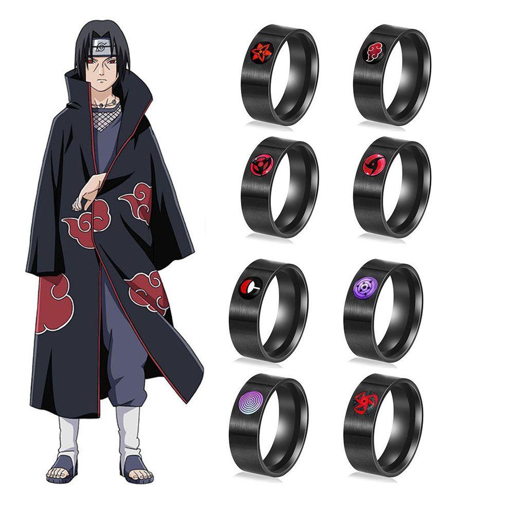 Nhẫn Hóa Trang Akatsuki Itachi Cá Tính Cho Nữ