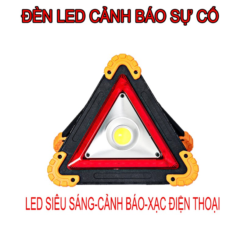 Đèn led cảnh báo sự cố chuyên dụng cho ô tô,công trường thi công 5v ,1a với 2 pin 18650.