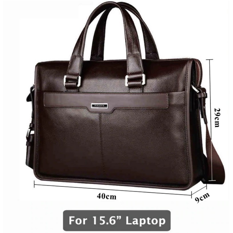 Cặp DaThật San Leather 001 chính hãng.Túi xách công sở.cặp Da laptop.