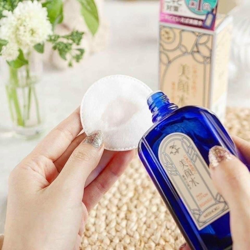 Set lotion và sữa rửa mặt ngăn ngừa mụn Meishoku Bigan nội địa Nhật