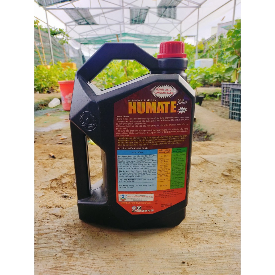 Phân bón Humic Humate vi lượng hữu cơ phục hồi cây ra rễ mạnh PB10