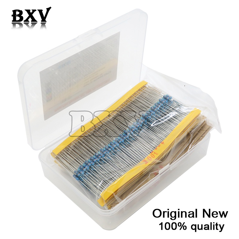 Bộ 600 Điện Trở Màng Kim Loại 30Values * 20 Cái 1% 1 / 4W