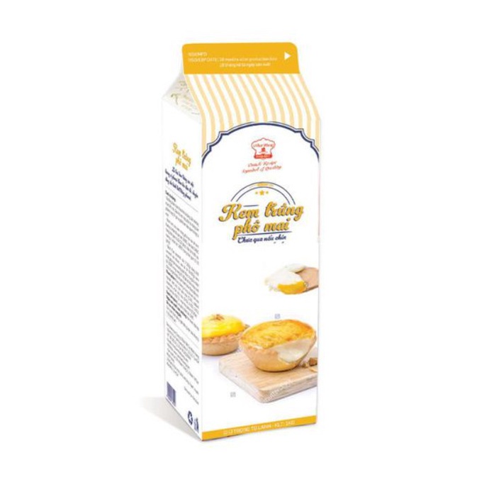 *Hoả tốc&quot;Combo đế bánh tart trứng và kem trứng phô mai(chỉ giao tại TP HCM)