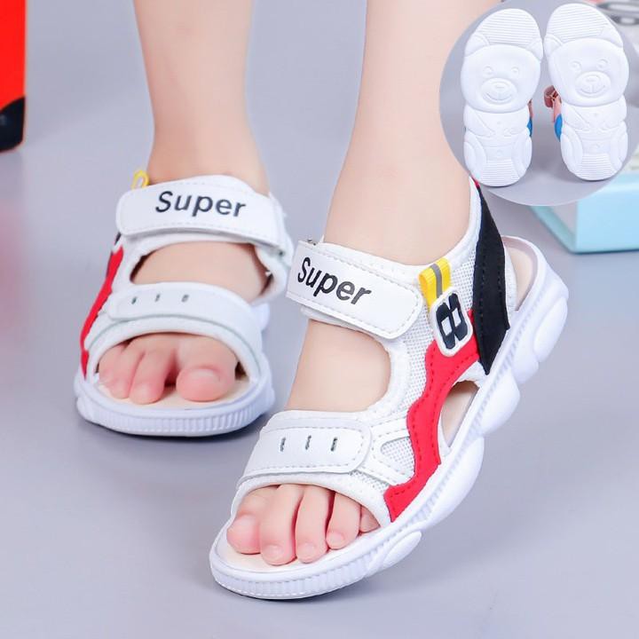 [Size 27-33] Giày Sandal Bé Trai / Bé Gái Thể Thao Đế Gấu Số 8 (2-8 tuổi) SD135