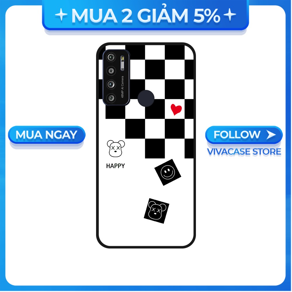 Ốp lưng Vsmart Joy 3/Joy 4/Active 3/Bee 3/Live/...dẻo đen hình Kaw Happy