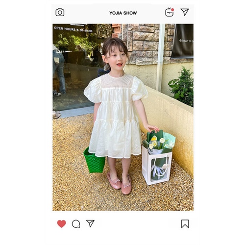 Đầm Công Chúa Mùa Hè Mỏng Cao Cấp Hợp Thời Trang Cho Bé Gái