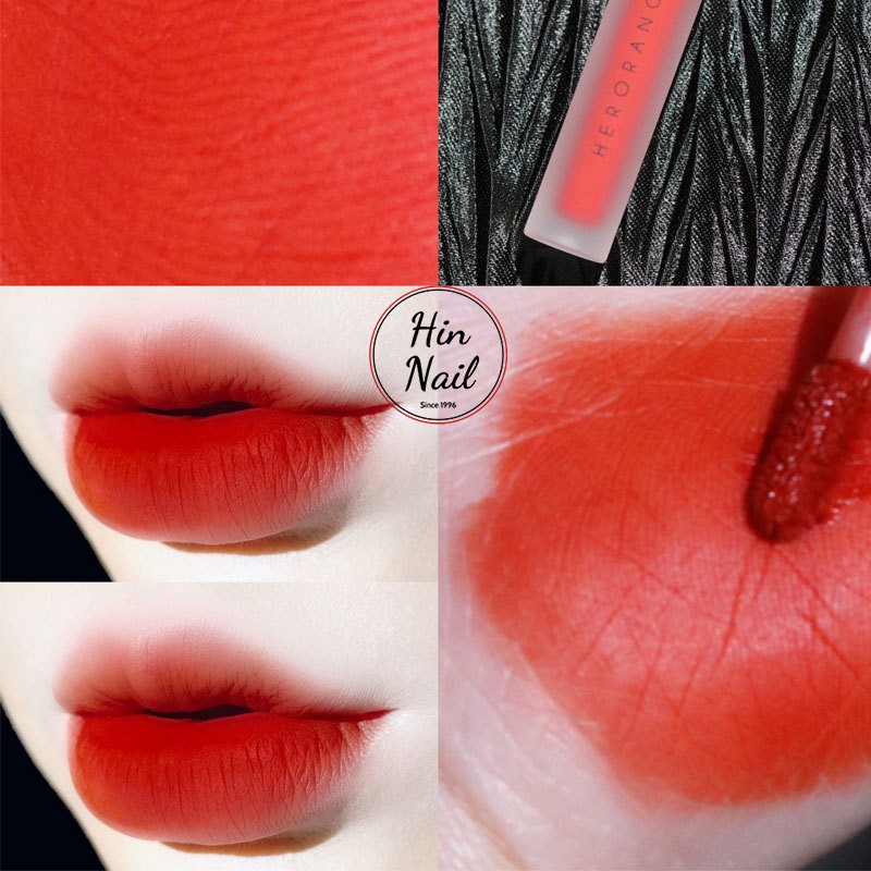 Son Kem Lì Hero Orange tông màu cổ điển lâu trôi không khô môi | BigBuy360 - bigbuy360.vn