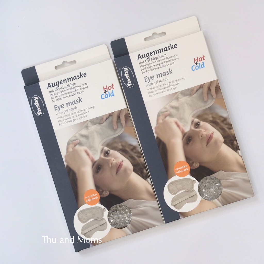 Túi chườm mắt Fashy nhập khẩu Đức dành cho vùng trán và mắt - túi chườm nóng lạnh