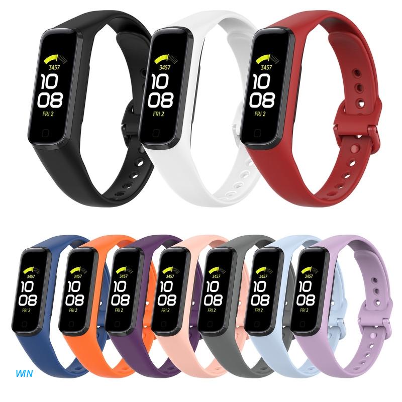 Dây đeo thay thế chất liệu silicon màu trơn cho Samsung -Galaxy Fit2 R220