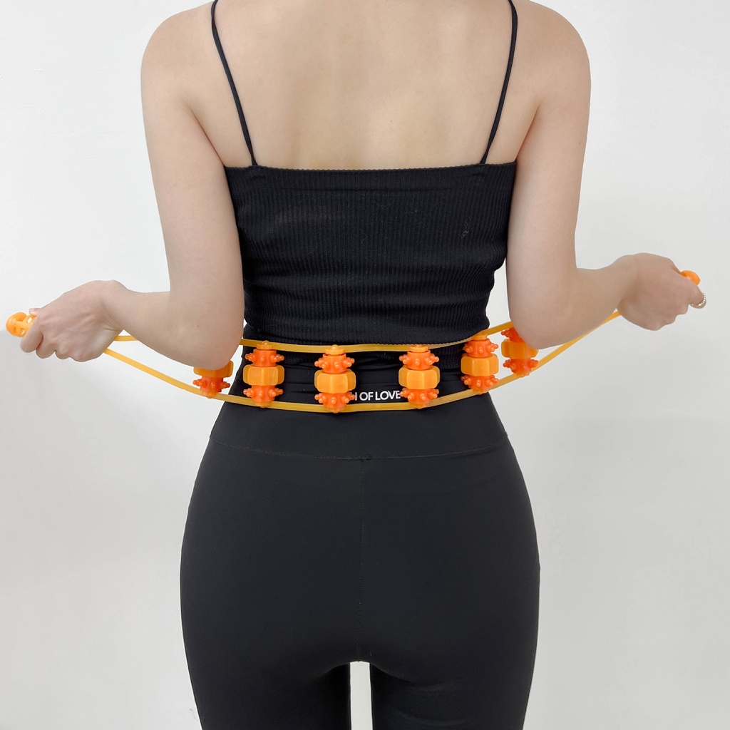 Dây Lăn Massage Vai Gáy, Massage Cột Sống, Cổ, Lưng Khai Thông Kinh Lạc Phục Hồi Sức Khỏe - Yobomall