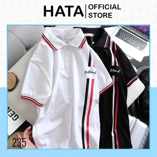 Áo Thun Cặp Đôi Nam Nữ Cổ Bẻ Polo Chất Liệu Cao Cấp 235 Họa Tiết 2 Sọc Kẻ Be The Best Siêu Thời Trang - Hata24h