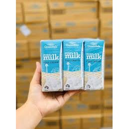 Bombo lốc 6 hộp Sữa Tươi Greendale Pure Milk 200ml Nhập Khẩu Úc Chính Hãng