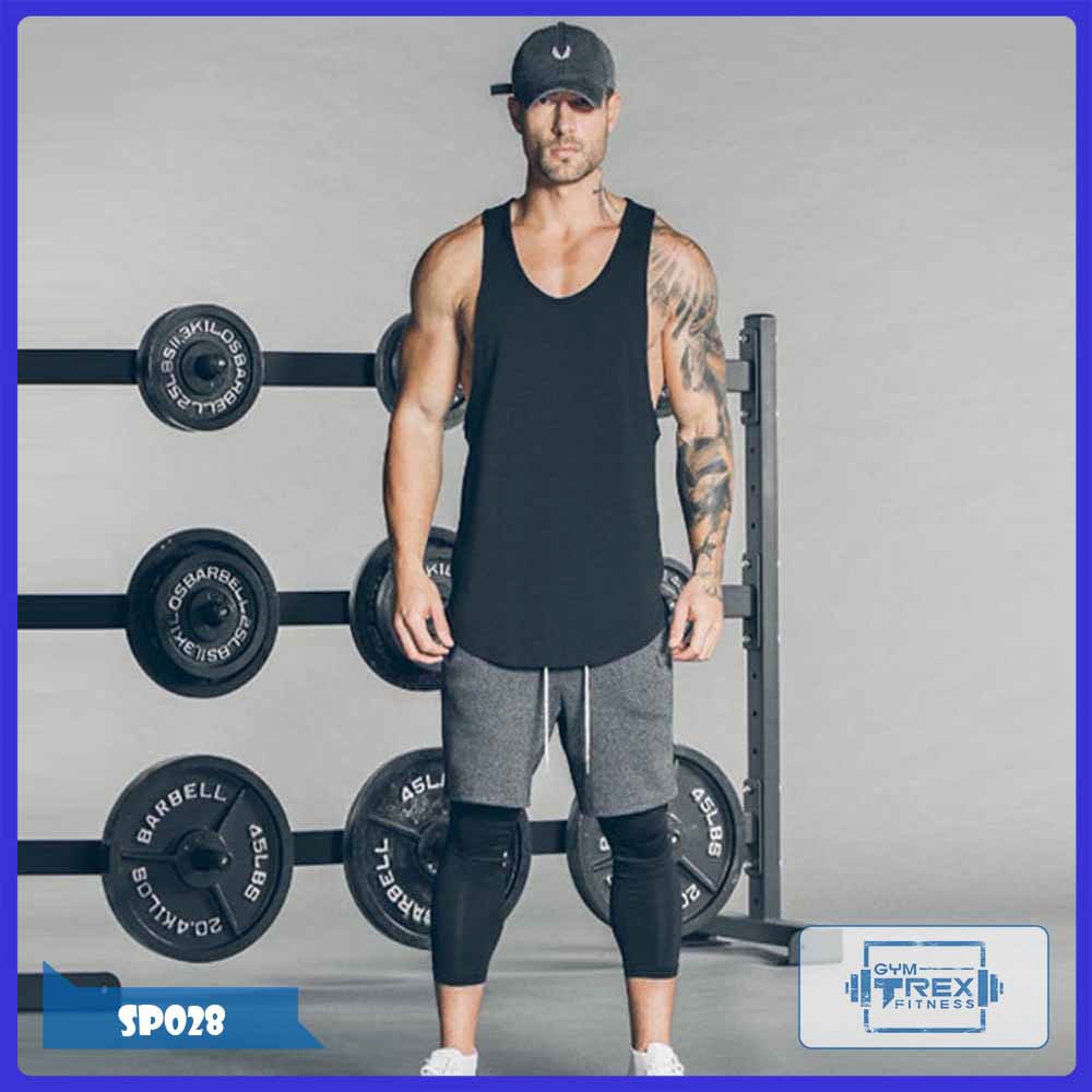 Áo ba lỗ gym nam ASRV SP028, Áo tanktop tập gym nam [Gym T-Rex]