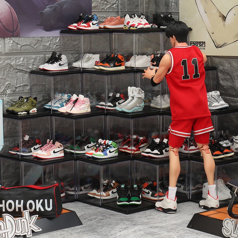 Móc khóa giày sneaker 🔥TẶNG BOX🔥 Móc khóa mini sneaker Nike Air Jordan tỉ lệ 1:6