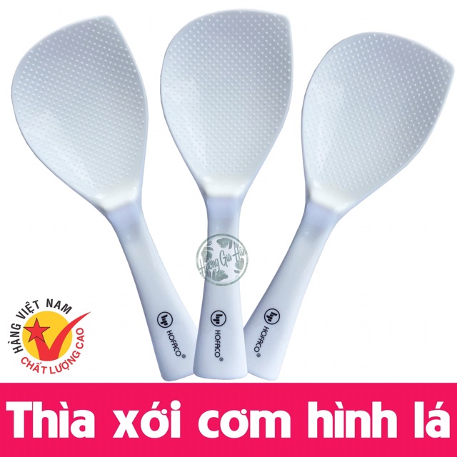 Thìa xới cơm hình lá - Made in Việt Nam