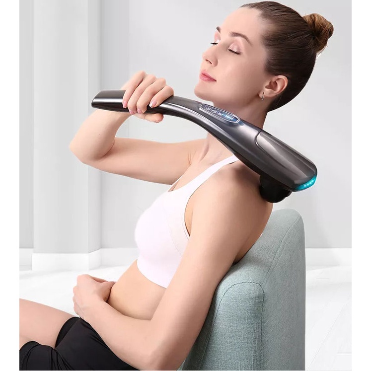 Máy massage cầm tay 8 đầu QT 8818 chính hãng, máy đấm lưng cao cấp, bảo hành 12 tháng