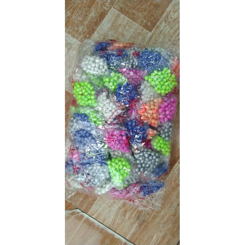 Bi nhựa trang trí 6 mm 10 k ,5 bich