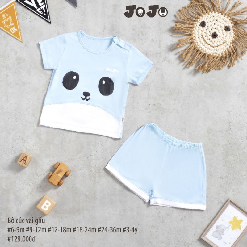 Joyo - Bộ cộc cúc vai mềm mát, bộ cộc cánh tiên điệu đà cho bé