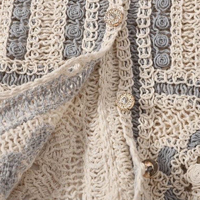 Áo Sơ Mi Chiffon Tay Dài Phồng Cổ Chữ V Họa Tiết Kẻ Sọc / Hoa Thời Trang Cho Nữ