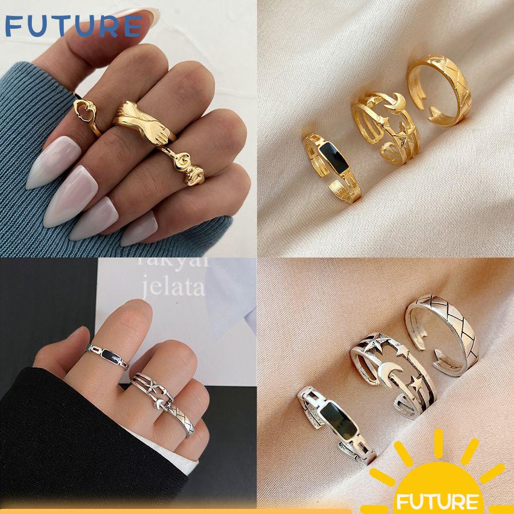 Bộ Nhẫn Midi Bằng Kim Loại Phong Cách BOHO Thời Trang Dành Cho Nữ