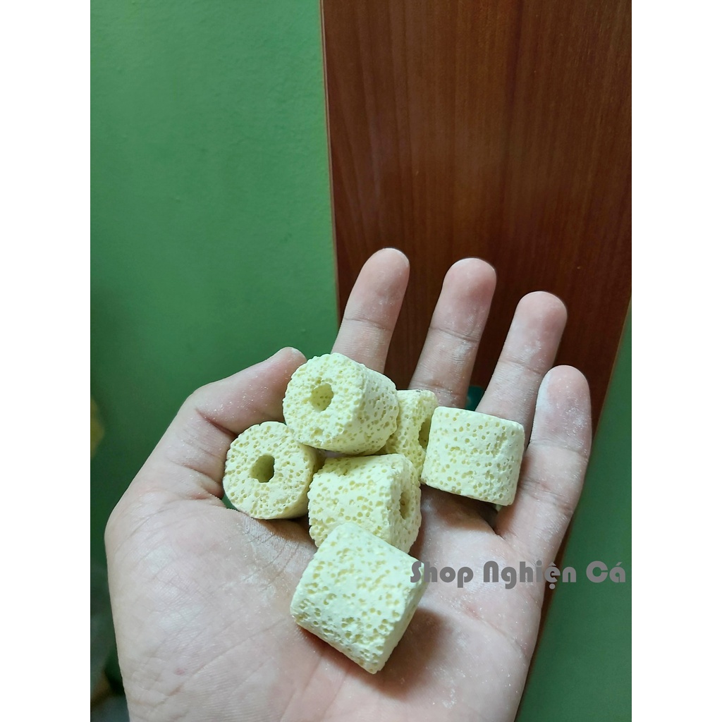 Vật Liệu Lọc bể cá Sứ Trụ Vàng 200g