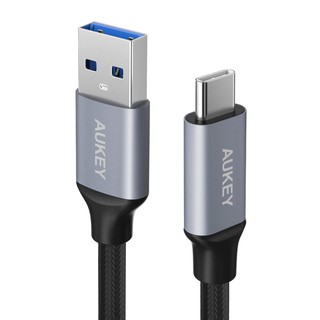 Cáp sạc type c aukey nylon usb ra usb c 3.0 1m - cb-cd2