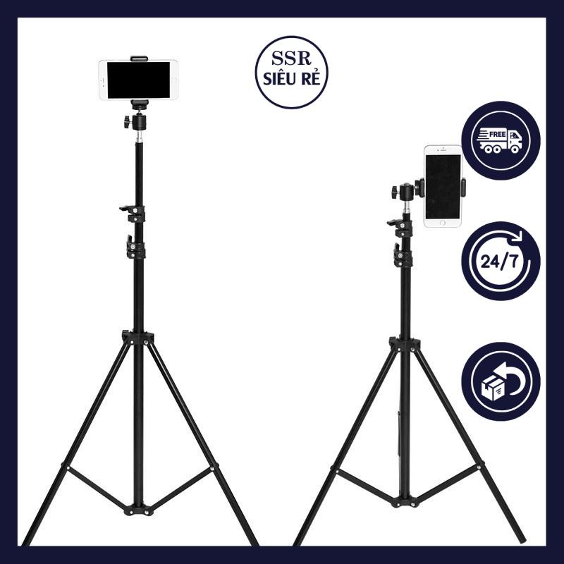 Bộ Đèn Livestream Selfiecom - Cây TRIPOD Đa Năng Hỗ trợ chụp ảnh, quay video, gắn đèn Livestream Full Phụ Kiện(PD5065)