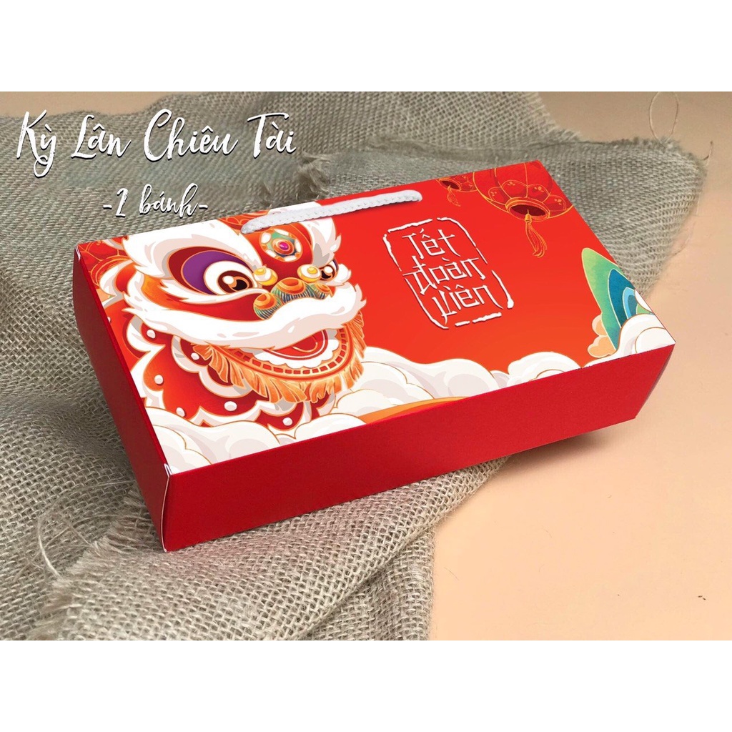Hộp Trung Thu 2 bánh đựng bánh 150g - 250g mẫu mới 2022 ( Nhiều mẫu )