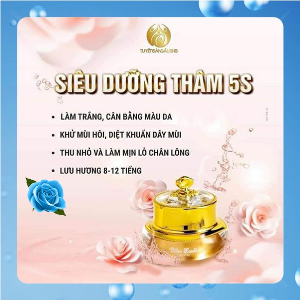 [CHÍNH HÃNG]-Kem làm mờ vết thâm, siêu dưỡng thâm 5S BIHO LADI, làm mờ thâm vùng da tối màu, hương thơm dịu