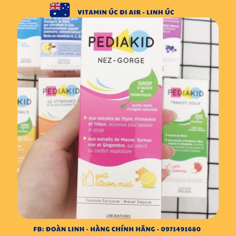 Pediakid - 22 vitamin / Appetit tonus / Sommeil / Sắt Fe + Vitamin B / Immuno Fort