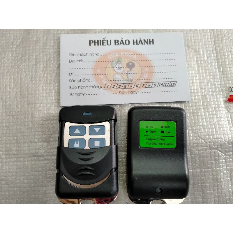 Khiển cửa cuốn Học lệnh 315