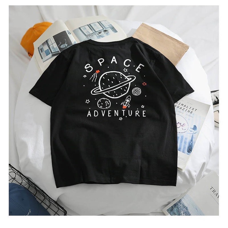 Áo thun phông Full size PINK tay lỡ form rộng SPACE AVENTURE Unisex | WebRaoVat - webraovat.net.vn