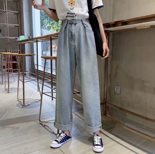[ORDER- SẴN 2XL] Quần jeans ống rộng mới (Ảnh thật ở cuối)