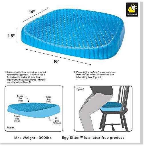 Đệm ghế SALE ️  Đệm hỗ trợ ghế ngồi tiện lợi , với thiết kế cho phép không khí lưu thông và giữ lạnh khi chạm vào