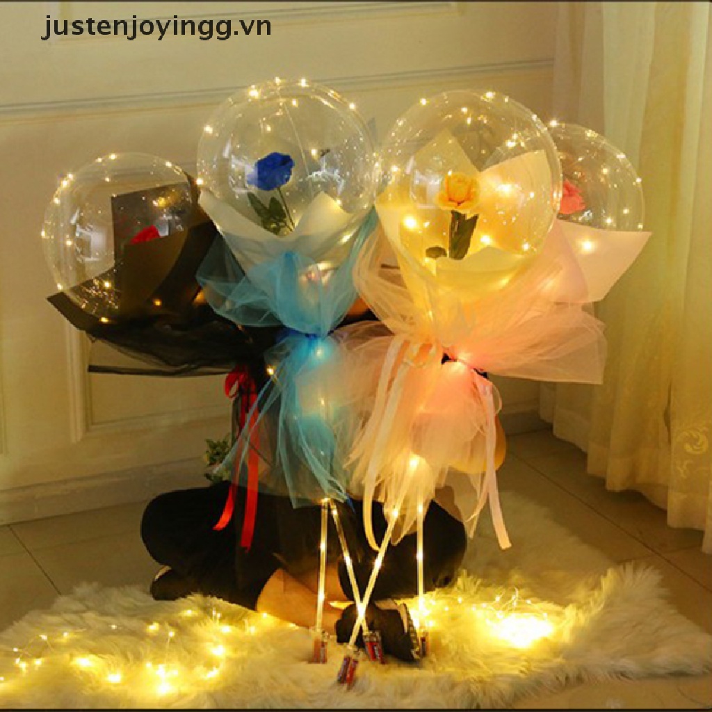 Bong Bóng Trong Suốt Có Đèn LED Phát Sáng Độc Đáo