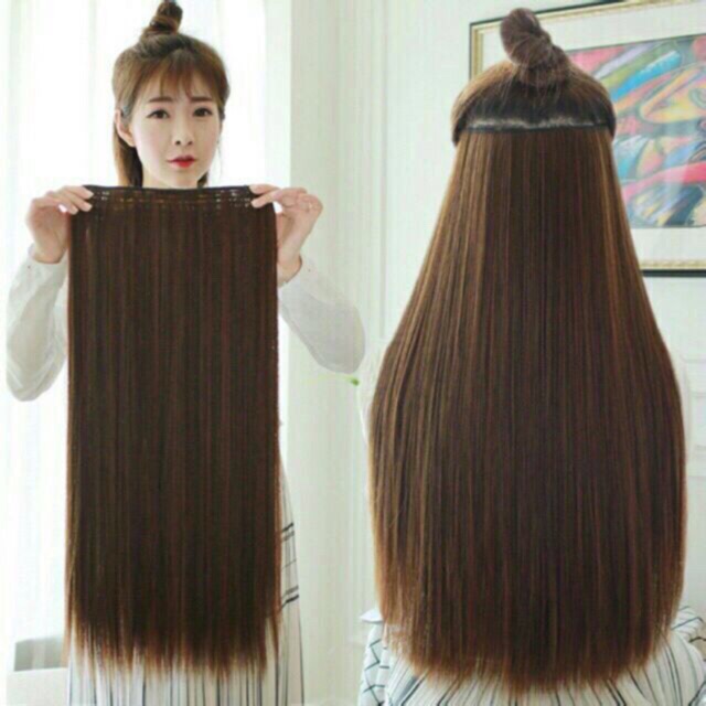 Tóc giả kẹp đuôi thẳng