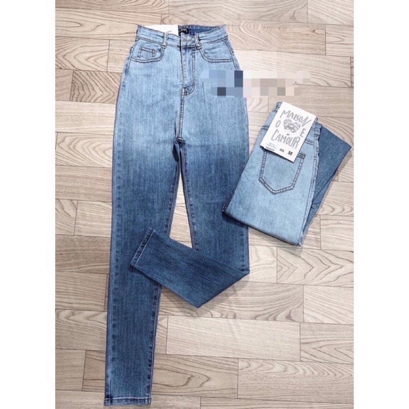 Quần jeans ôm loang trơn | BigBuy360 - bigbuy360.vn
