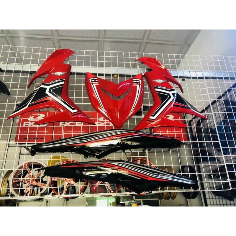 ( Quí khách vui lòng mang ra tiệm cho thợ dán ) Tem ex 150 chế đỏ đen