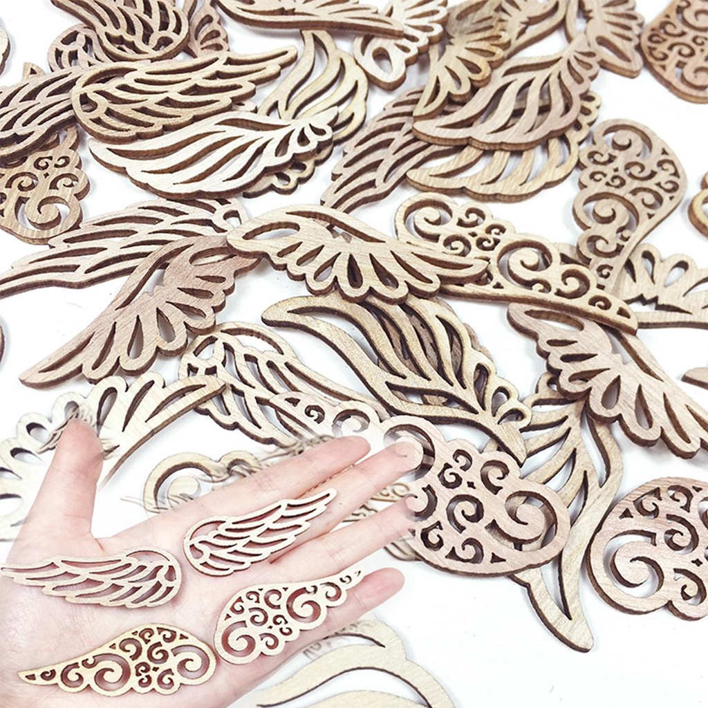 Phụ Kiện Trang Trí Bằng Gỗ Hình Graffiti DIY