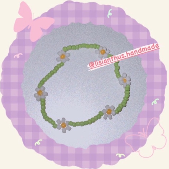 VÒNG TAY HANDMADE HẠT CƯỜM 3mm. NHẬN LÀM THEO YÊU CẦU