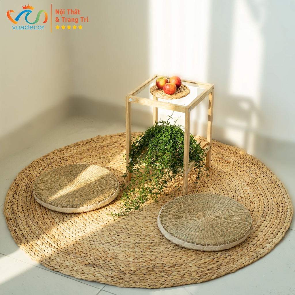 Đệm cói VUADECOR hình vuông kích thước 45x45cm