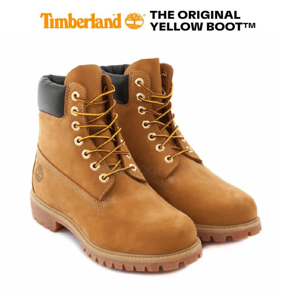 Giày Cổ Cao 6 Inch Premium Boots Wheat Nubuck Unisex Timberland TB010061 -ah22